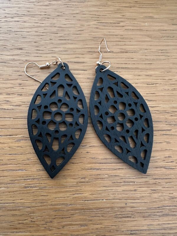 Light Weight Wooden Earrings