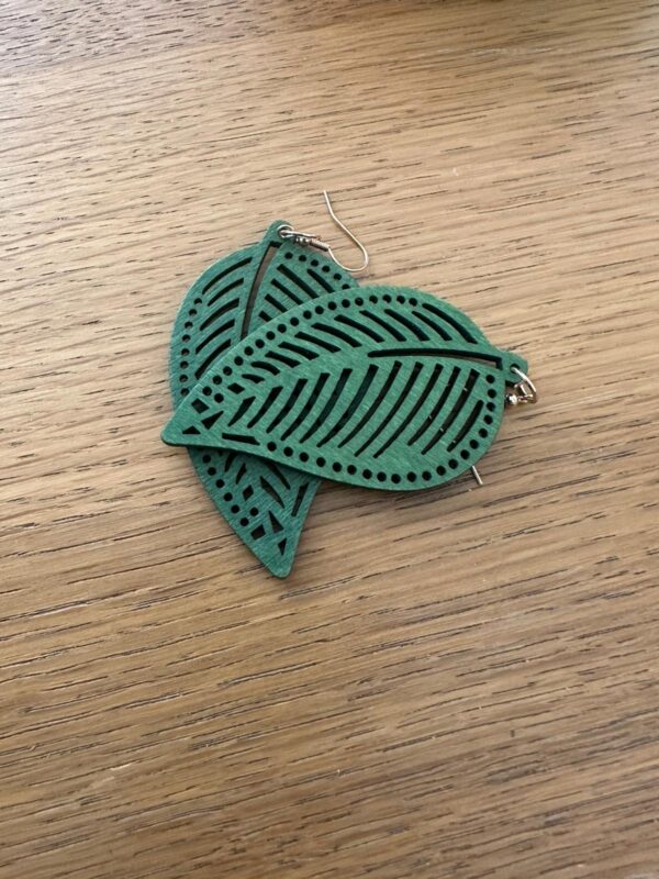 Light Weight Wooden Earrings