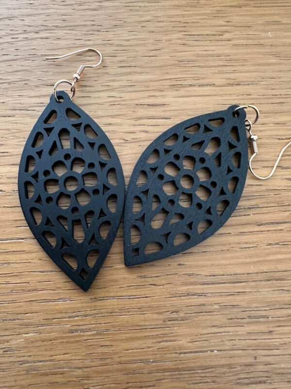 Light Weight Wooden Earrings
