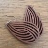 Light Weight Wooden Earrings