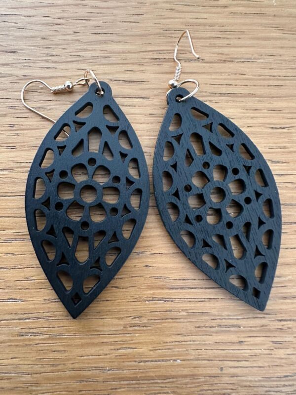 Light Weight Wooden Earrings