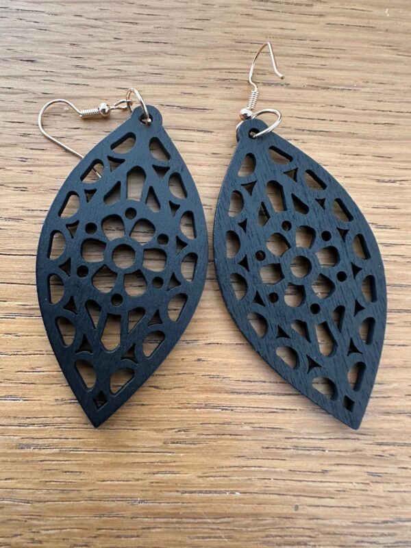 Light Weight Wooden Earrings