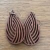 Light Weight Wooden Earrings