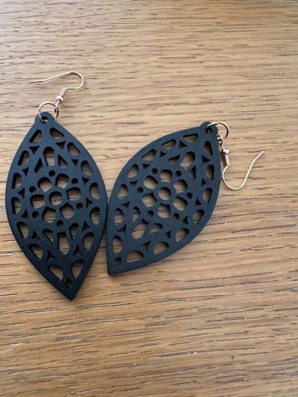 Light Weight Wooden Earrings