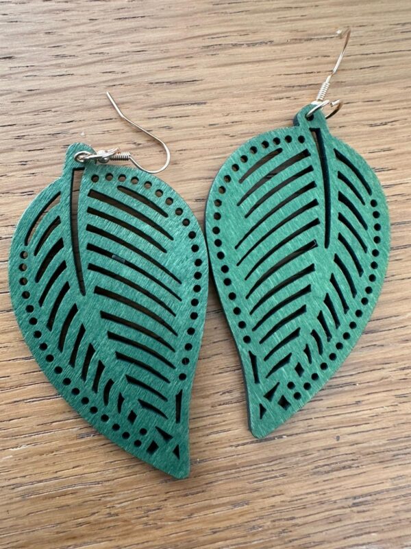 Light Weight Wooden Earrings