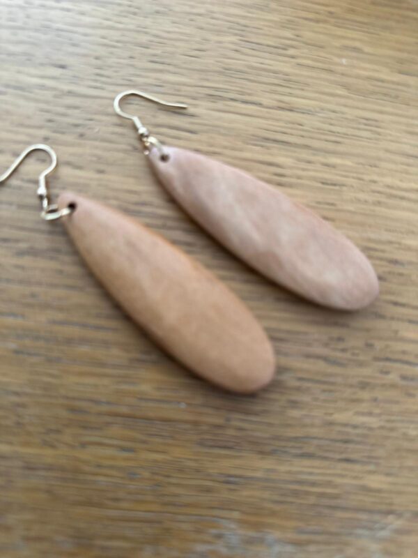 Light Weight Wooden Earrings
