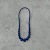 Simple plastic, hookless beaded necklace